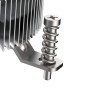 Akasa AK-CC6610EP01 sistema di raffreddamento per computer Processore Raffreddatore d'aria 7,5 cm Nero, Argento 1 pz