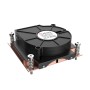 Akasa AK-CC7406BP01 sistema di raffreddamento per computer Processore Raffreddatore d'aria 7,5 cm Nero, Blu 1 pz