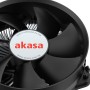 Akasa Intel LGA1700 Processore Raffreddatore ibrido 9,5 cm Alluminio, Nero 1 pz (AK-CC6607EP01)