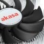 Akasa Intel LGA1700 Processore Raffreddatore ibrido 7,5 cm Alluminio, Nero 1 pz (AK-CC6609EP01)