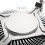 Akasa Intel LGA1700 Processore Raffreddatore ibrido 7,5 cm Alluminio, Nero 1 pz (AK-CC6609EP01)