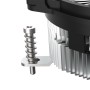 Akasa Intel LGA1700 Processore Raffreddatore ibrido 9 cm Alluminio, Nero 1 pz (AK-CC6608BP01)