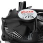 Akasa Intel LGA1700 Processore Raffreddatore ibrido 9 cm Alluminio, Nero 1 pz (AK-CC6608BP01)