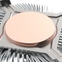 Akasa Intel LGA1700 Processore Raffreddatore ibrido 9 cm Alluminio, Nero 1 pz (AK-CC6608BP01)