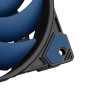 Akasa ALUCIA SC Case per computer, Processore Ventilatore 12 cm Nero, Blu 1 pz (AK-FN117)