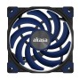 Akasa Alucia XS12 Case per computer Ventilatore Nero, Blu 1 pz (AK-FN122-BL)
