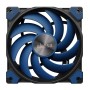 Akasa ALUCIA SC Case per computer, Processore Ventilatore 14 cm Nero, Blu 1 pz (AK-FN118)