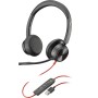 POLY Blackwire 8225 Cuffie Padiglione auricolare USB tipo A Nero (214406-01)