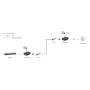 LevelOne GVT-2012 convertitore multimediale di rete 1000 Mbit/s Nero