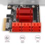 Axagon PCES-SA6 scheda di interfaccia e adattatore Interno SATA