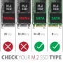 Axagon PCES-SA4M2 PCIe Controller 2x internal SATA 6G port+ M.2 B-key scheda di interfaccia e adattatore Interno M.2, SATA