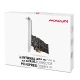 Axagon PCES-SA4M2 PCIe Controller 2x internal SATA 6G port+ M.2 B-key scheda di interfaccia e adattatore Interno M.2, SATA