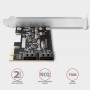Axagon PCES-SJ2 scheda di interfaccia e adattatore Interno SATA