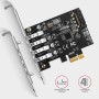 Axagon PCEU-43RS scheda di interfaccia e adattatore Interno USB 3.2 Gen 1 (3.1 Gen 1)