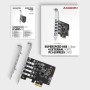 Axagon PCEU-43RS scheda di interfaccia e adattatore Interno USB 3.2 Gen 1 (3.1 Gen 1)