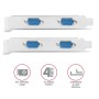 Axagon PCEA-PSN PCIe-Adapter mit 4x Seriell-Ports - ASIX AX99100 Chipsatz scheda di interfaccia e adattatore Interno RS-232 (PCEA-S4N)
