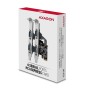 Axagon PCEA-PSN PCIe-Adapter mit 4x Seriell-Ports - ASIX AX99100 Chipsatz scheda di interfaccia e adattatore Interno RS-232 (PCEA-S4N)