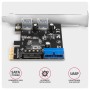 Axagon PCEU-232RS scheda di interfaccia e adattatore Interno USB 3.2 Gen 1 (3.1 Gen 1)