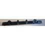 Pannello guidacavi forato 4 anelli e spazzola 1U (NL-6122318)