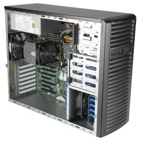 Supermicro AS-3014TS-I sistema barebone per server Socket SP3 Midi Tower Nero