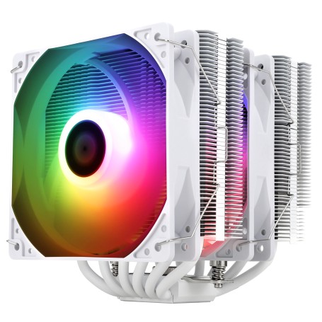 Thermalright Peerless Assassin 120 SE WHITE ARGB Processore Raffreddatore d'aria 12 cm Bianco 1 pz (PA120 SE WHITE ARGB 1700)