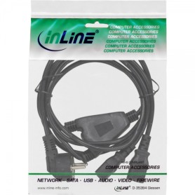InLine 4043718012886 cavo di alimentazione Nero 1,8 m Spina di alimentazione di tipo F 2 x Attacco C13 (4043718012886) (16653)