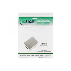 InLine 4043718041084 cavo di collegamento 2x RJ45 Argento (4043718041084) (69990B)