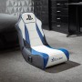 X Rocker 2021026 sedia per videogioco Sedia da gioco per console Sedia imbottita tappezzata Nero, Blu, Bianco