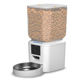 Daewoo D-QQ029-7L distributore di cibo e acqua per cani e gatti Acrilonitrile butadiene stirene (ABS), Acciaio inox Bianco Unive (D-QQ0297CT-W)