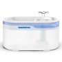 Daewoo D-WF116 distributore di cibo e acqua per cani e gatti Acrilonitrile butadiene stirene (ABS), Silicone Blu, Bianco Univers (D-WF11626T-W)
