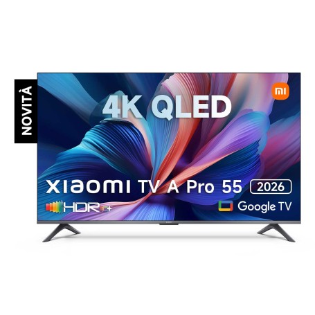 Xiaomi TV A Pro 55 2026 139,7 cm (55") 4K Ultra HD Smart TV Wi-Fi Grigio (63989)