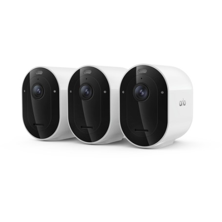 Arlo Pro Telecamera di sicurezza 6 2K+, set da 3 (VMC4370P-100EUS)