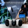 Arlo Ultra Telecamera di sicurezza 3 4K, set da 3 con pannello solare (VMC5350-111EUS)
