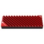 Jonsbo M.2-3 RED ventola per PC Unità allo stato solido Dissipatore Nero, Rosso 1 pz (M.2-3 RED)
