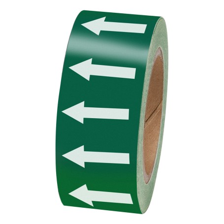 Brady 275113 etichetta autoadesiva Rettangolo Permanente Verde, Bianco 1 pz