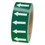 Brady 275113 etichetta autoadesiva Rettangolo Permanente Verde, Bianco 1 pz