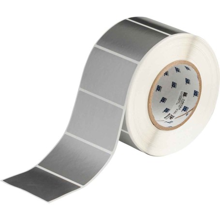 Brady THT-19-8591-1-SL etichetta per stampante Argento Etichetta per stampante autoadesiva (148784)