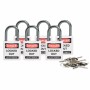 Brady 814122 lucchetto Lucchetto convenzionale 6 pz