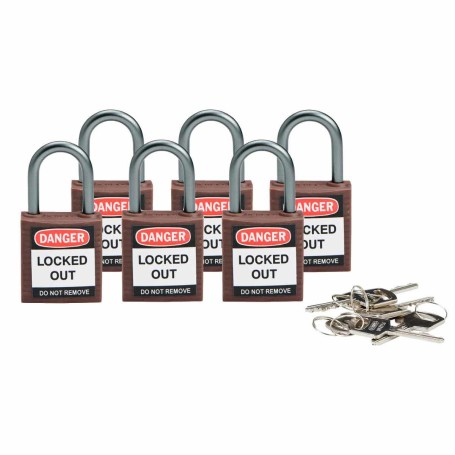 Brady 814120 lucchetto Lucchetto convenzionale 6 pz