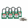 Brady 814118 lucchetto Lucchetto convenzionale 6 pz