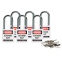 Brady 814132 lucchetto Lucchetto convenzionale 6 pz