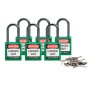 Brady 814128 lucchetto Lucchetto convenzionale 6 pz
