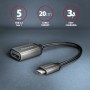 Axagon RUCM-AFAC adattatore per inversione del genere dei cavi USB C USB A Grigio