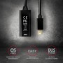 Axagon RVDM-HI14N cavo e adattatore video 0,15 m Mini DisplayPort HDMI Nero