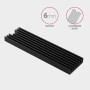 Axagon CLR-M2L6 sistema di raffreddamento per computer M.2 NVMe SSD, Unità allo stato solido Dissipatore di calore/Radiatore Ne