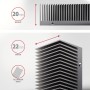Axagon CLR-M2XT M.2 SSD Passivkühler Aluminium - 2280 M.2 NVMe SSD, Unità allo stato solido Dissipatore di calore/Radiatore Ne