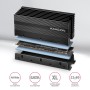 Axagon CLR-M2XL sistema di raffreddamento per computer M.2 NVMe SSD, Unità allo stato solido Dissipatore di calore/Radiatore Ne