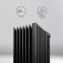 Axagon CLR-M2XL sistema di raffreddamento per computer M.2 NVMe SSD, Unità allo stato solido Dissipatore di calore/Radiatore Ne