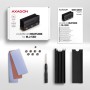 Axagon CLR-M2XL sistema di raffreddamento per computer M.2 NVMe SSD, Unità allo stato solido Dissipatore di calore/Radiatore Ne