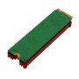 Axagon CLR-M2 sistema di raffreddamento per computer M.2 NVMe SSD, Unità allo stato solido Dissipatore di calore/Radiatore Nero